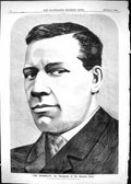 Antique Print 1865 Portrait Joe Wormald Champion English Ring Boxing Sport 19th