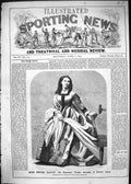 Antique Old Print 1865 Miss Helen Faucit Eminent Tragic Actress Drury Lane 19th