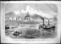 Old 1865 Opening Day Metropolitan Rowing Clubs Landing Barnes River B Victorian