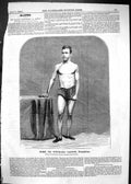 Old Antique Print 1865 Portrait Ford Well-Known Lambeth Pedestrian Sport 19th