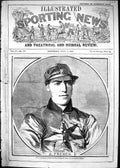 Original Old Antique Print 1865 Portrait French Jockey Sport Man 19th