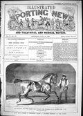 Old Antique Print 1865 Quicksilver Prize Road Stallion Horse Jackson Lynn 19th
