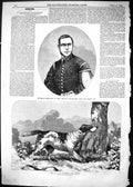 Old 1865 John Callis Thames Subscription Coat Badge Setter Hunting Do Victorian