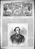Antique Old Print 1865 Mr Henry Chaplin Owner Breadalbane Member Jockey Club
