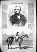 Old 1865 Vincent Wallace Composer Desert Flower Gardevisure Horse New Victorian