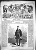 Old Antique Print 1865 Portrait Harry Broome Ex-Champion Pugilist England 19th