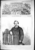 Old 1865 Mr Henderson Manager Christmas Entertainment Agricultural Ha Victorian