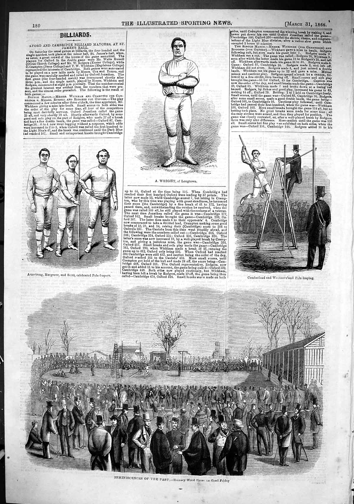 Old 1866 Armstrong Musgrove Scott Pole-Leapers Wright Hornsey Westmor Victorian