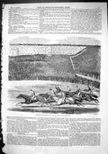 Old 1866 Chester Horse Racing Cup Sport Scene Grosvenor Turn Jockeys Victorian