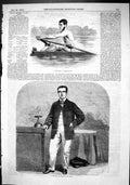 Old 1866 Thames Yacht Club Sadler Putney Sculler Hoare Hammersmith Sp Victorian