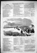 Original Old Antique Print 1866 Aristocratic Pigeon Shooting Sport Hunting 19th