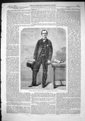 Antique Old Print 1866 Frank Kilsby Celebrated Sculler Barge House Lambeth 19th