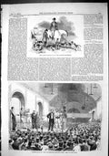 Old 1866 Charles Davis Queen'S Huntsman Presentation Illustrated News Victorian