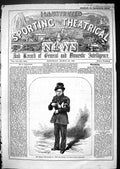 Antique Old Print 1867 Portrait Mr Henry Widdicomb Two Polts Lyceum Theatre