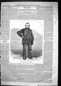 Original Old Antique Print 1867 Portrait Mr John Guppy Canine Surgeon Fancier