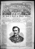Original Old Antique Print 1867 Portrait Barry Sullivan Sport Man Victorian