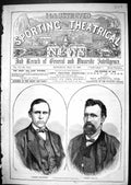Original Old Antique Print 1867 Portrait Robert Chambers Henry Kelley Bannister