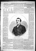 Original Old Antique Print 1867 Portrait Tom King Rower Sport Man Victorian