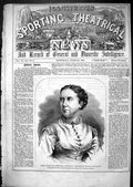 Antique Old Print 1867 Mdlle. Titiens Celebrated Cantatrice Majesty'S Theatre