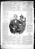 Antique Old Print 1867 Young Fleet Long Distance Champion Sport Athlete Man