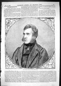 Original Old Antique Print 1867 Portrait Vice-Admiral Hon. Henry John Rous 19th