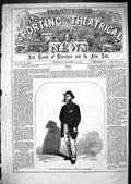 Original Old Antique Print 1867 Portrait Mr Frank Dowling Editor Bell'S Life