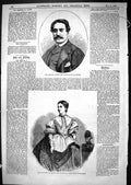 Old 1867 Edmund Yates Celebrated Novelist Miss Herbert Actress Maud'S Victorian