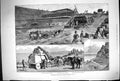 Old Antique Print Convict Prisons Portland Stone Quarries Prisoners 1884 19th