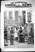 Old Antique Print 1884 Christening Infant Baby Duke Albany Esher Church 19th