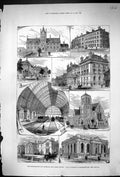Old 1881 Public Buildings Middlesborough Railway High School John'S C Victorian