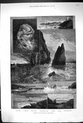 Old 1881 Isle Man Port St. Mary Manx Girl Sugar Loaf Port Erin St. An Victorian