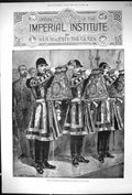 Old 1893 State Trumpeters Announcing Arrival Queen Imperial Institute Victorian