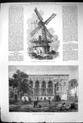 Old Print 1881 Tourist Iceland Windmill Reykjavik Egypt Court Cadi Cairo 19th