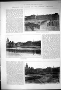 Original Old Antique Print 1892 Trooping Colour Duke Cambridge Massed Bands
