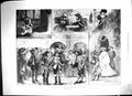 Old Antique Print 1898 Musketeers Majesty'S Theatre Tableaux Actors Scene 19th
