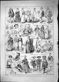 Old 1885 Costume Ball Prince'S Hall Piccadilly Day Coke Denham Lucas Victorian