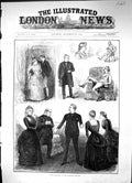 Original Old Antique Print 1884 Candidate Criterion Theatre Actors Scene 19th