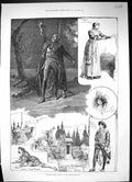 Old Antique Print 1886 Faust Lyceum Theatre Conway Terry Irving Alexander 19th