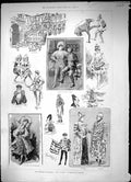 Old Antique Print 1888 Christmas Pantomimes Puss Boots Drury-Lane Theatre 19th