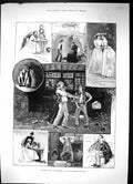 Antique Print 1889 Middleman Shaftesbury Theatre Todd Mary Seppings-Wright 19th