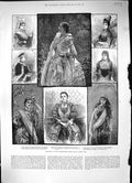 Old 1884 Shakspearean Show Royal Albert Hall Wilson Churchill Aveling Victorian