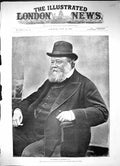 Original Old Antique Print 1893 Portrait Marquis Salisbury 19th