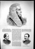 Old 1883 George Jessel Master Rolls Richard Lewis Life-Boat Captain C Victorian