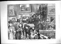 Original Old Antique Print 1894 Visitors Loan Art Gallery Guildhall Paintings