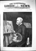 Old Antique Print 1896 Portrait President Royal Academy Mr Poynter Artist 19th