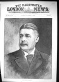 Original Old Antique Print 1894 Portrait Sir Arthur Sullivan 19th