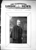 Original Old Antique Print 1893 Portrait Dr Nansen Arctic Explorer Victorian