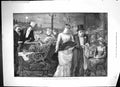 Original Old Antique Print 1881 Midsummer Night Terrace House Commons London