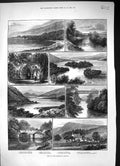 Old 1882 Aberfoyle Railway Loch Ard Forth Bridge Katrine Endrick Inch Victorian
