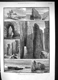 Old 1881 Scotland John O'Groats Hotel Stack Buchollie Castle Duncansb Victorian